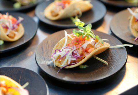 Plate with Food