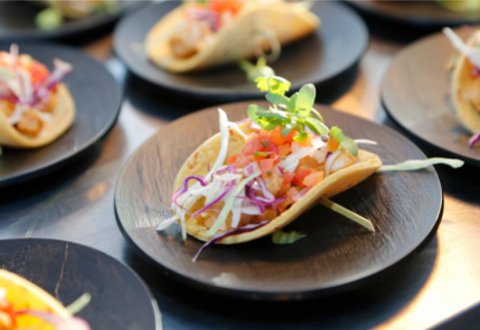 Plate with Food