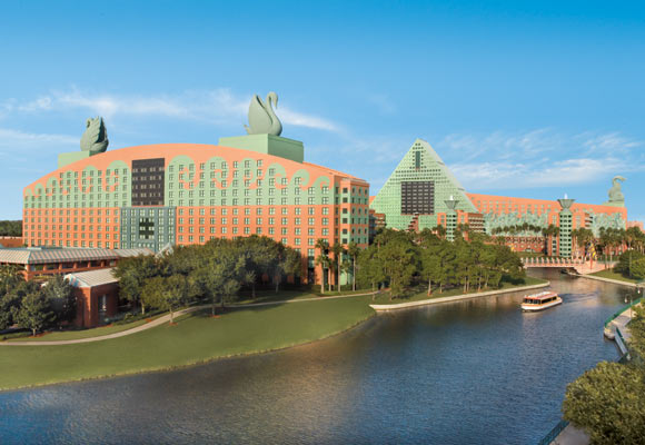 Exterior View of the Swan and Dolphin