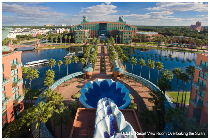 Dolphin Resort View from a Room Overlooking the Swan