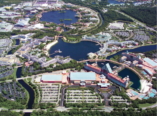 Aerial View of the Complex